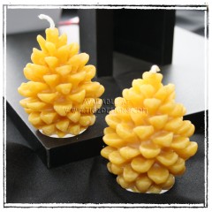 Honey Bee Zen - Pinecone Pure Beeswax Candle
